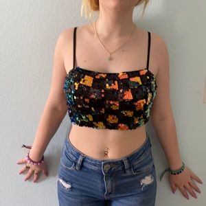 Sequin top